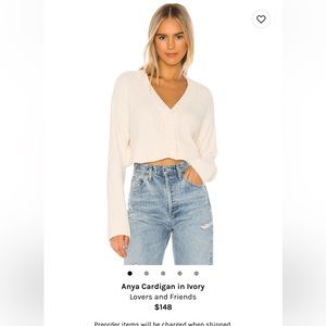 Anya Cardigan in Ivory Lovers and Friends